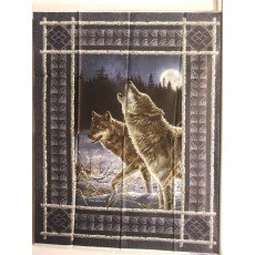 Wolf Baying at the Moon